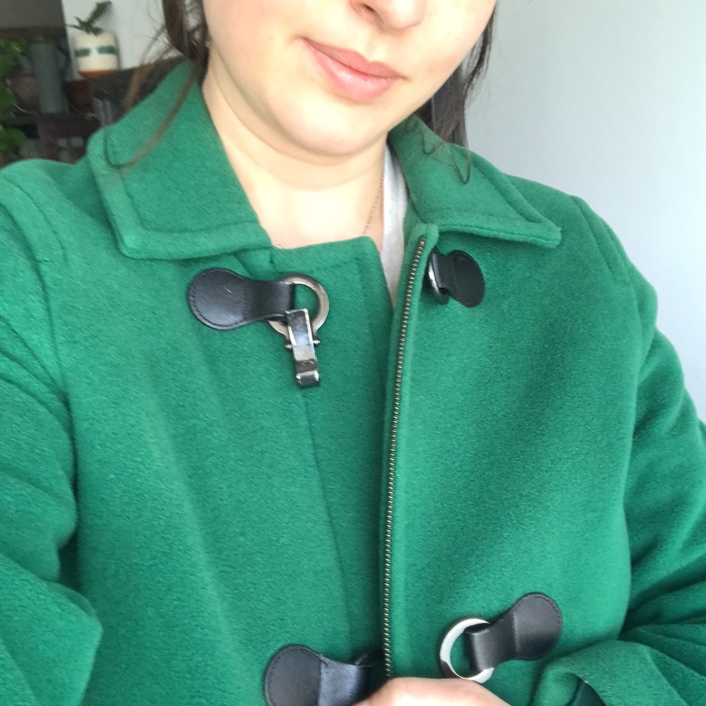 Talbots Toggle Coat Wool Blend (Petite) - Picture 5 of 10